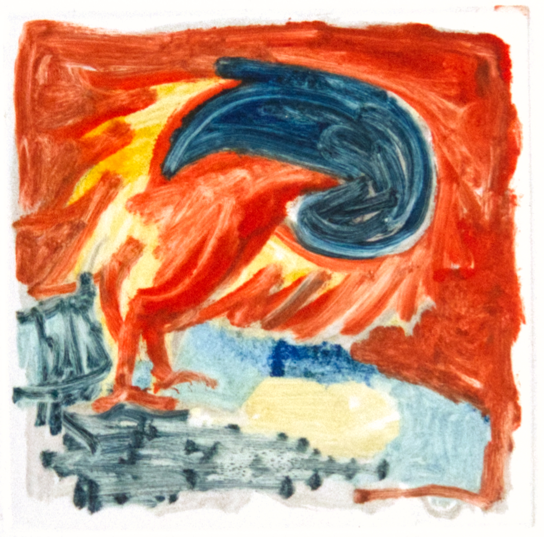 roter Vogel